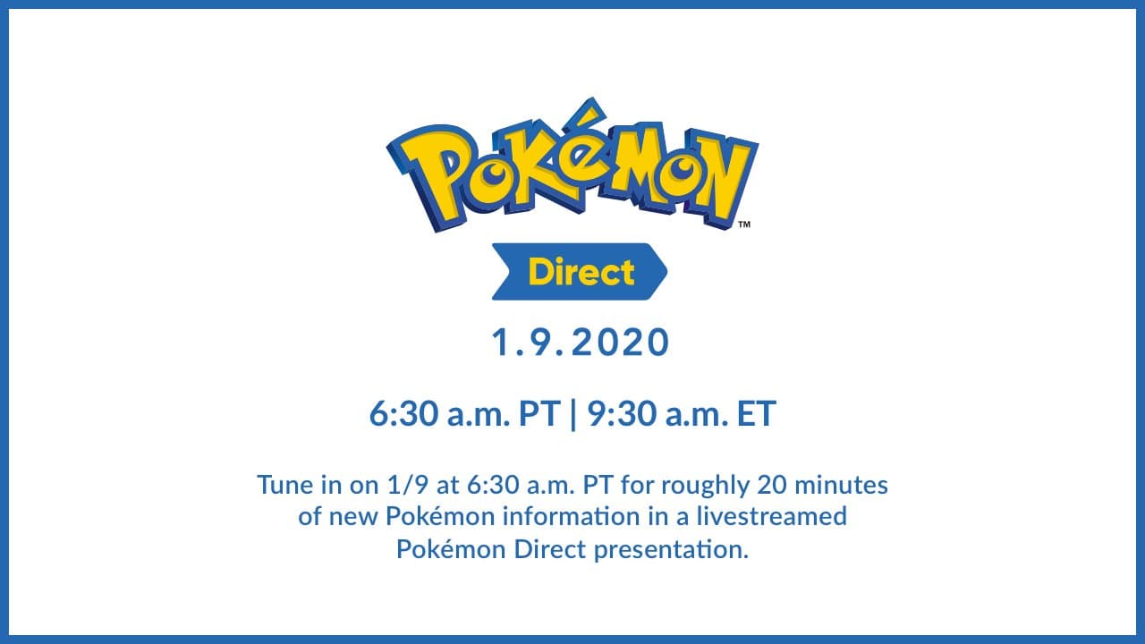 Anunciado el primer Pokémon Direct del año