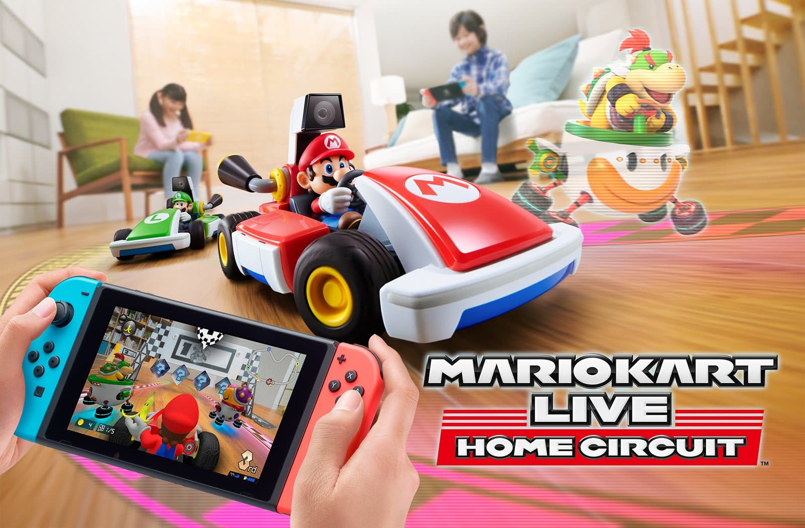 Convierte tu sala en una pista de carreras con Mario Kart Live: Home Circuit
