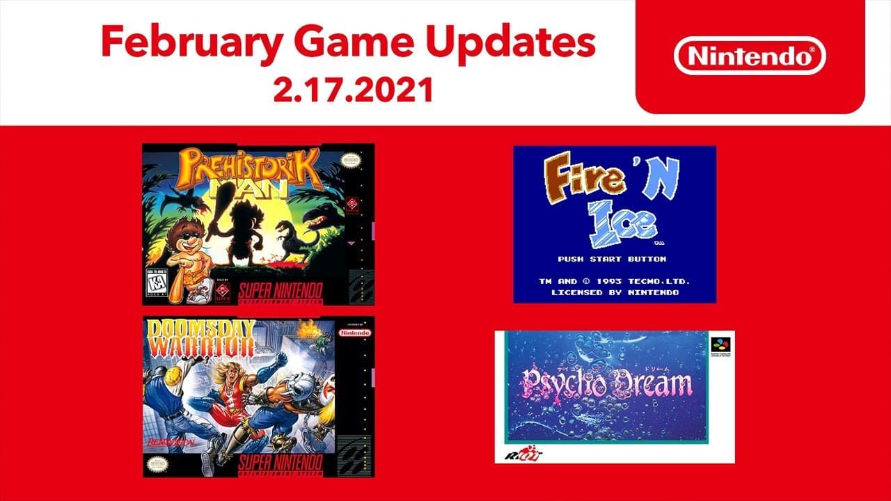 Estos son los juegos de SNES y NES que estarán llegando al servicio de Nintendo Switch Online en febrero