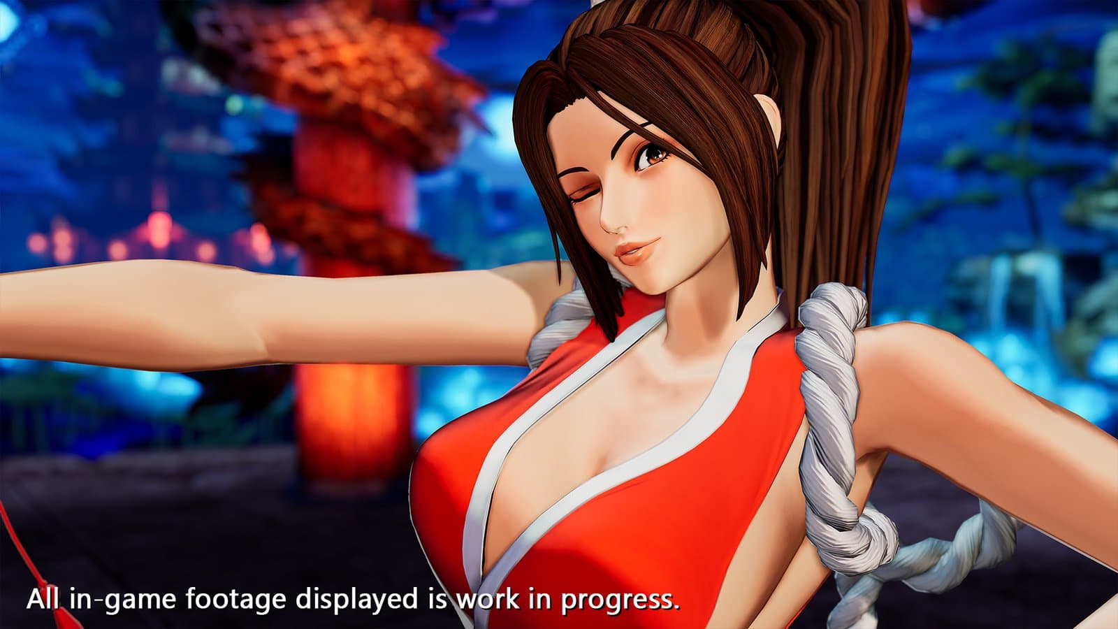 Así luce Mai Shiranui en The King of Fighters XV