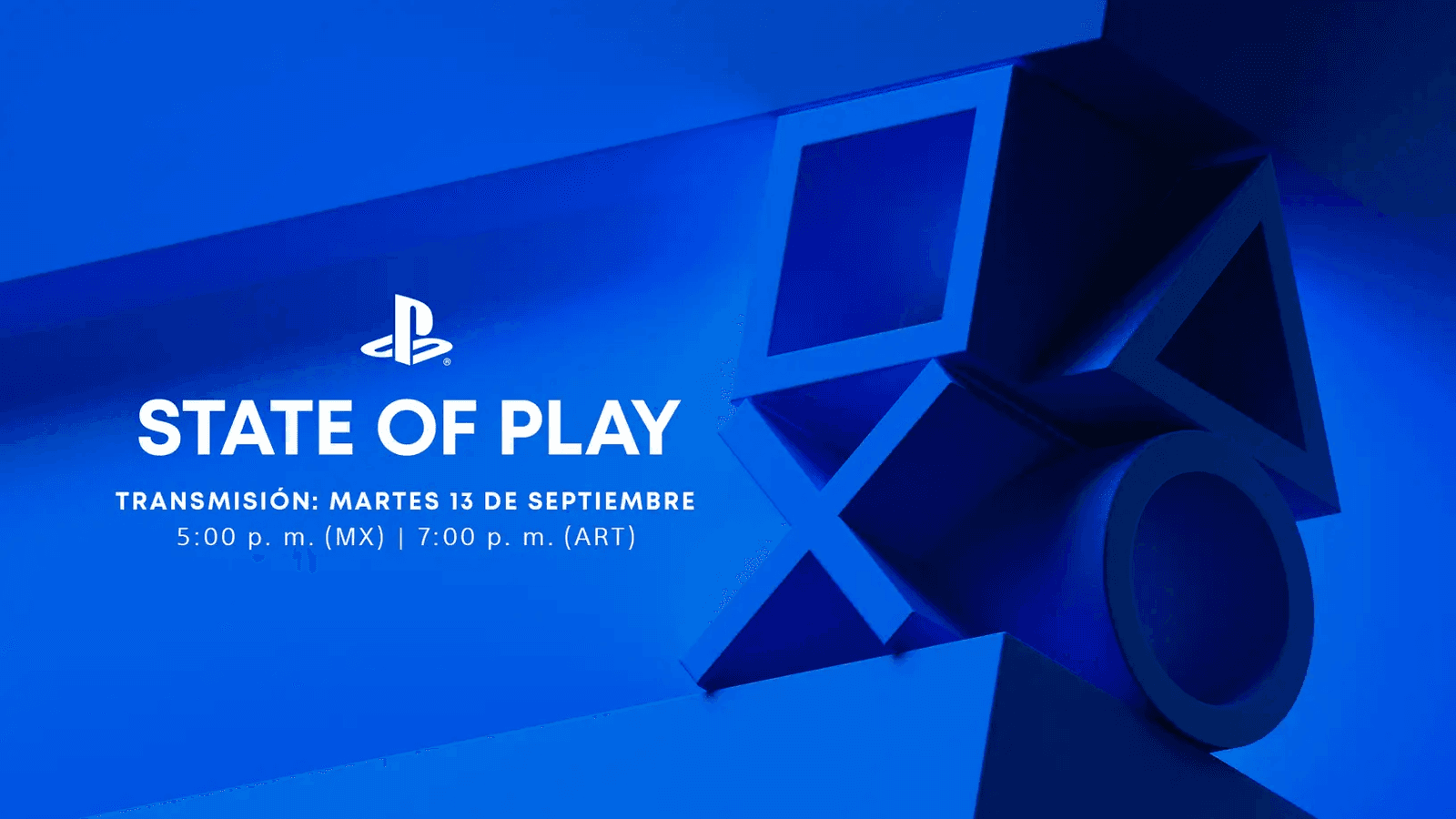 No te pierdas el State of Play de PlayStation éste 13 de septiembre
